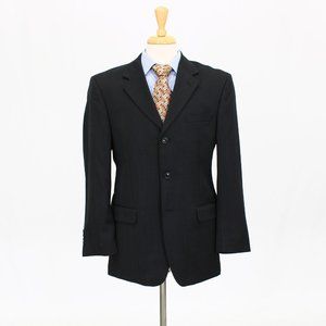 Jones New York 40R Gray Solid 3-Button Sport Coat Blazer Jacket V238